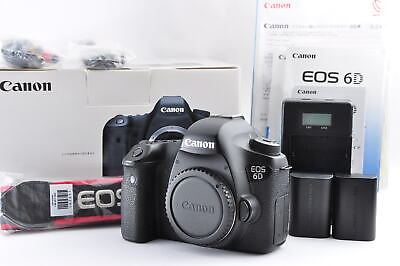 #ad quot;MINTquot; Canon EOS 6D 20.2MP Digital SLR Camera Black Body w Box #546116 $391.75