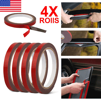 #ad 4X Auto Tape Acrylic Foam Double Sided Mounting Adhesive 3m x 10mm Truck Car New $8.79