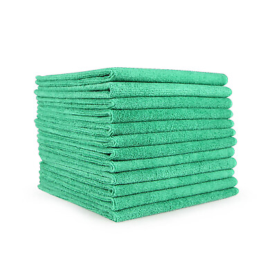 #ad Microfiber Cleaning Cloth Packs of 12 Reusable 12 x 12 Color Options 320 GSM $169.99