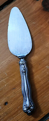 #ad Vintage 1900#x27;s Sterling Silver Cheese Knife Server Wedding Rose by Watson $40.00