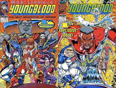 #ad Youngblood #1 VF; Image with cards we combine shipping $3.75