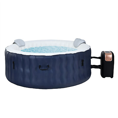 Inflatable Hot Tub Spa w 108 Massage Bubble Jets 4 Person Heated Spa for Patio $472.00