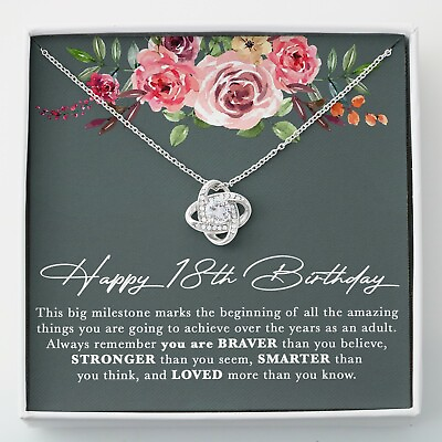 #ad 18th Birthday Gifts for Girls Necklace 18 Year Old Birthday Gift 18th Birthday $29.99