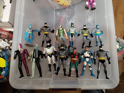 #ad Batman Action Figure Lot Loose Vintage Kenner Mattel Lot Of 13 $40.00
