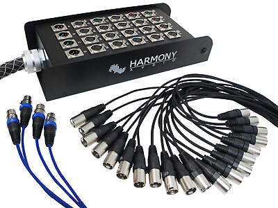 #ad Harmony Audio HA SB24100 XLR Snake Cable 24 Channel 100 Feet 20 Send 4 Returns $239.95