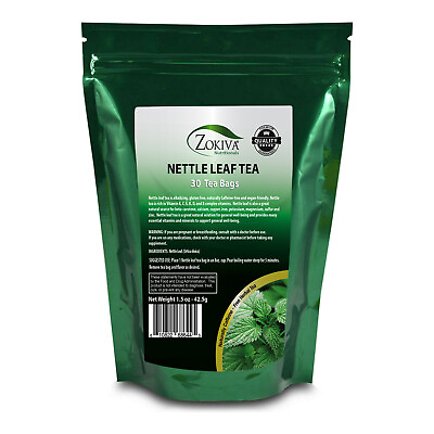 #ad #ad Nettle Leaf Tea Bags 30 Premium Quality Caffeine free Herbal Leaf Tea Bags $13.45
