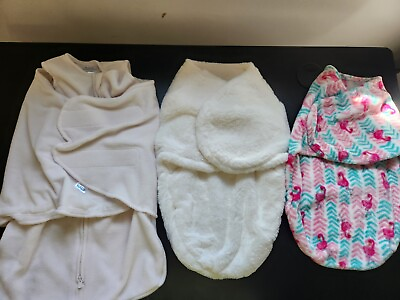 #ad Baby Girl Swaddle Lot Size 0 3 Months $8.50