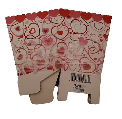 #ad Boxco Sweet Treat Boxes 6 Hearts and 6 Solid Red Valentine#x27;s Day $14.00