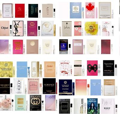 #ad Lot of 10 Women Perfume Samples Random EDP EDT Dior YSL VERSACE Chloe etc. $20.50