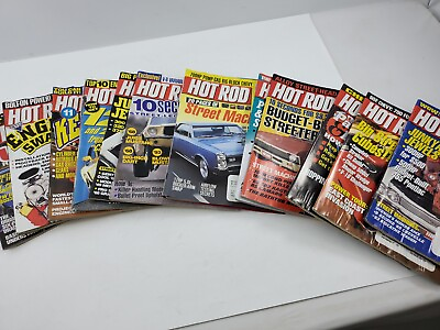 #ad Hot Rod Magazine 1999 Full Year Lot 12 Chevy Ford Mopar Dodge Racing Mechanics $29.00