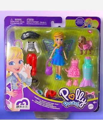 #ad Polly Pocket Masque N Match Costume Pack By Mattel New In Sealed Package $10.99