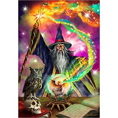 #ad 5D Colorful Wizard Diamond Painting Kit for Adults 12quot; x 16quot; $22.37