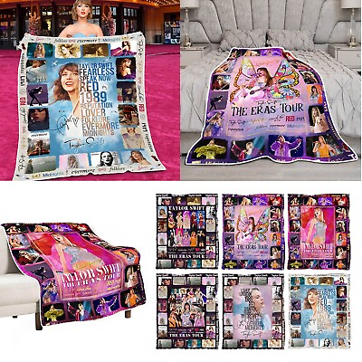 #ad Taylor Swift Thickened Blanket for Fan AMAZING 40#x27;#x27;X60#x27;#x27; Christmas Office Nap $11.99