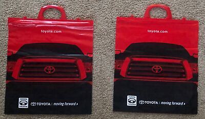 #ad 2 TOYOTA TRUCKS Car Show Promotional Bags 16quot;x18quot; MOVING FORWARD from 2000s $19.99