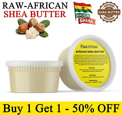#ad Raw African Shea Butter 12 oz. 100% Pure Organic Unrefined Natural From Ghana $9.95