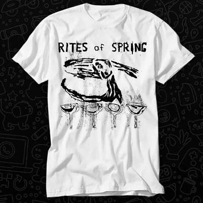 #ad Rites of Spring Retro Cool Music Album Vinyl T Shirt 438 GBP 6.35
