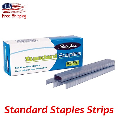 #ad Swingline Staples Standard 1 4 inches Length 210 Strip 5000 Box 1 Box Note .. $3.35