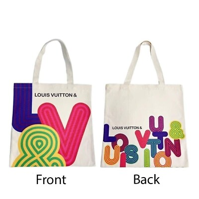 #ad Louis Vuitton Novelty Canvas Eco Tote bag Shenzhen exhibition 2022 Limited NEW $28.95