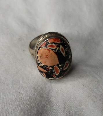 #ad Copper Jasper Ring Size 10 $12.07