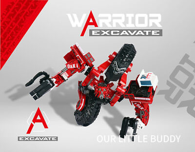 #ad IN STOCK Mechanical Team MT 08 Excavate warrior Action Figure $84.89