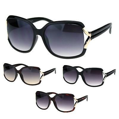 #ad Womens Elegant Slick Rectangular Oversize Butterfly Plastic Fashion Sunglasses $9.95