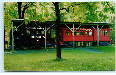 #ad Hercules Mammoth Cave Train Mammoth National Park Kentucky Vintage Postcard E62 $6.74