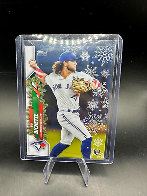 #ad 2020 Topps Holiday Bo Bichette Candy Cane Sleeve Image Variation RC #HW94 Rookie $12.00