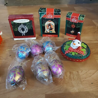 #ad Lot of 12 Hallmark Christmas OrnamentsOthers. Excellent Condition $8.99