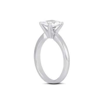 #ad 2.03ct G VS1 Princess Natural Diamond Platinum Classic Solitaire Engagement Ring $10323.00