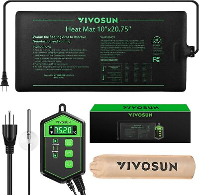 #ad VIOVSUN Seedling Heat Mat with Thermostat Warmer Heating Pad for Plant $22.39
