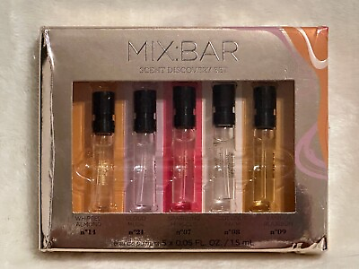 #ad #ad MIX:BAR Set of 5 Women#x27;s Layering Perfume Samples Discovery Kit Damaged Box $14.95