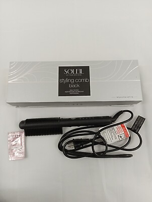 #ad Soleil Styling Comb L40HBS M39 Ionic Technology 450° Straightener Rose Gold $79.99
