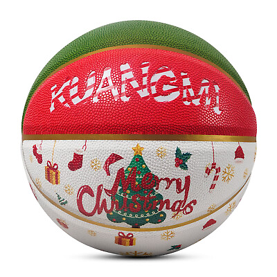 #ad Kuangmi Merry Christmas Basketball Size 7 29.5quot; Ball Ideal Gift for Men Youth $69.99