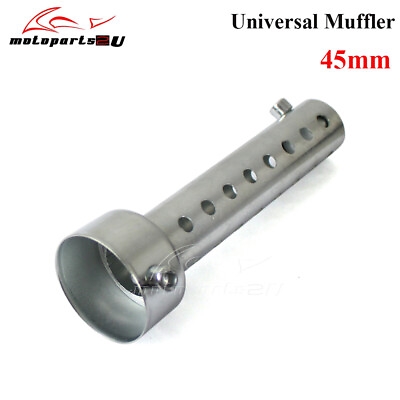 #ad 45mm Removable Silencer Motorcycle Exhaust Can Muffler Insert Baffle DB Killer $9.67