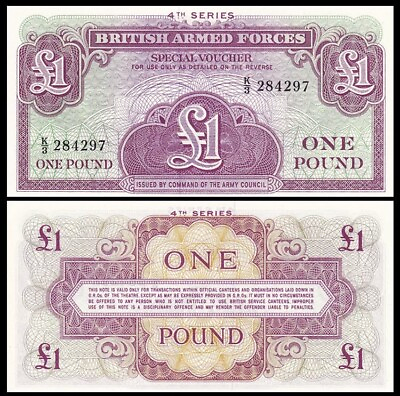 #ad GREAT BRITAIN 1 Pound 1962 P M36 UNC World Currency $2.45