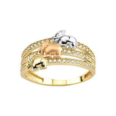 #ad 14k Solid Gold Elephant Ring Elephant Ring Minimalist Real Ring Elephant Ring $328.90