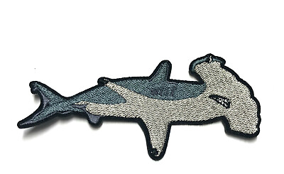 #ad Hammerhead Shark Patch Embroidered Hook amp; Loop Applique Diving Souvenir Diver $5.50