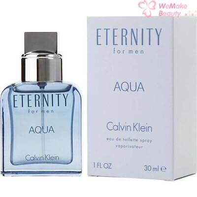 #ad Eternity Aqua by Calvin Klein for Men 1oz Eau De Toilette Spray New In Box $19.95