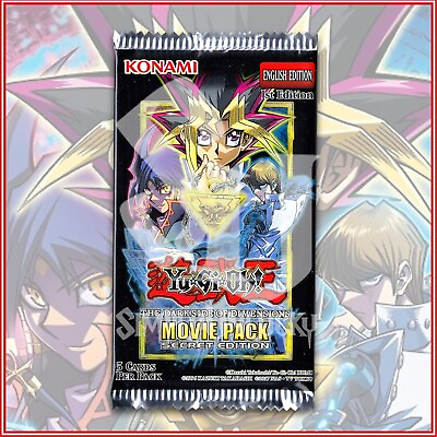 #ad YuGiOh THE DARK SIDE OF DIMENSIONS MOVIE BOOSTER 5 Cards SECRET EDITION MVP1🔥 $12.00
