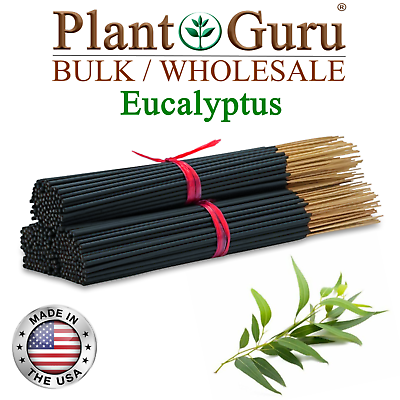 #ad EUCALYPTUS Incense Sticks 11quot; Bulk Pack Wholesale Hand Dipped Lot $6.25