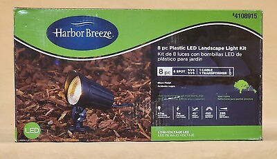 #ad Harbor Breeze 8 pc Low Voltage LED Landscape Light Kit Includes Transformer $67.50