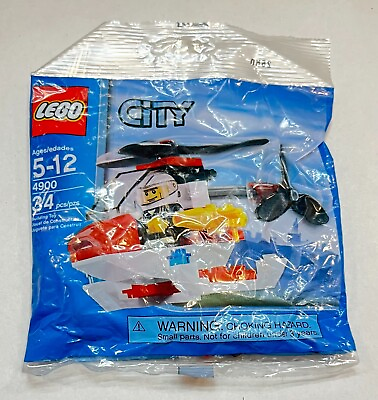 #ad LEGO PROMO CITY FIRE HELICOPTER MINI SET 4900 FIGURE $11.99