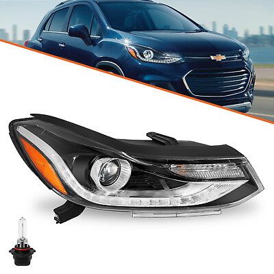 #ad For 2017 2022 Chevy Trax Headlight Projector Headlamp Passenger Right W LED DRL $169.99