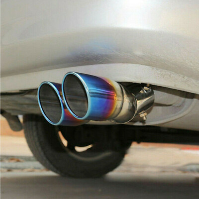 #ad Car Exhaust Rear Pipe Muffler Tail Auto Tip Accessories Replace Kit AUXITO Blue $19.99