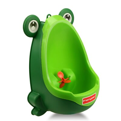 #ad Cute Frog Potty Training Urinal for Boys with Funny Aiming Target Blackish Gre $11.79