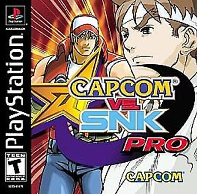 #ad Capcom Vs. SNK Pro PS1 Game $109.99