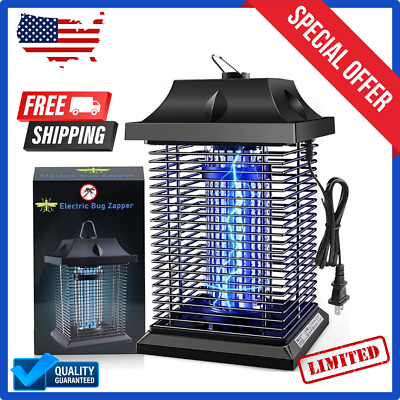 #ad Bug Zapper Outdoor 4500V 20W Electric Mosquito Zappers Killer LampHigh $36.99