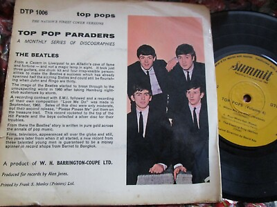 #ad Top Pops Beatles Six Hits Volume 6 Various Summit DTP 1006 Vinyl 7inch EP GBP 9.75