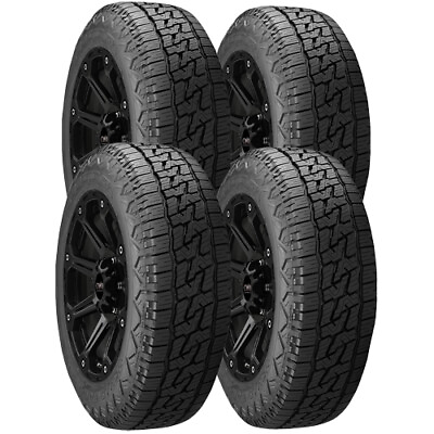 #ad QTY 4 225 55R18 Nitto Nomad Grappler 102H XL Black Wall Tires $808.96