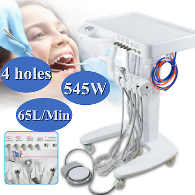 #ad Dental Portable Delivery Unit Treatment Syringe Suction Turbine Air Compressor $492.91
